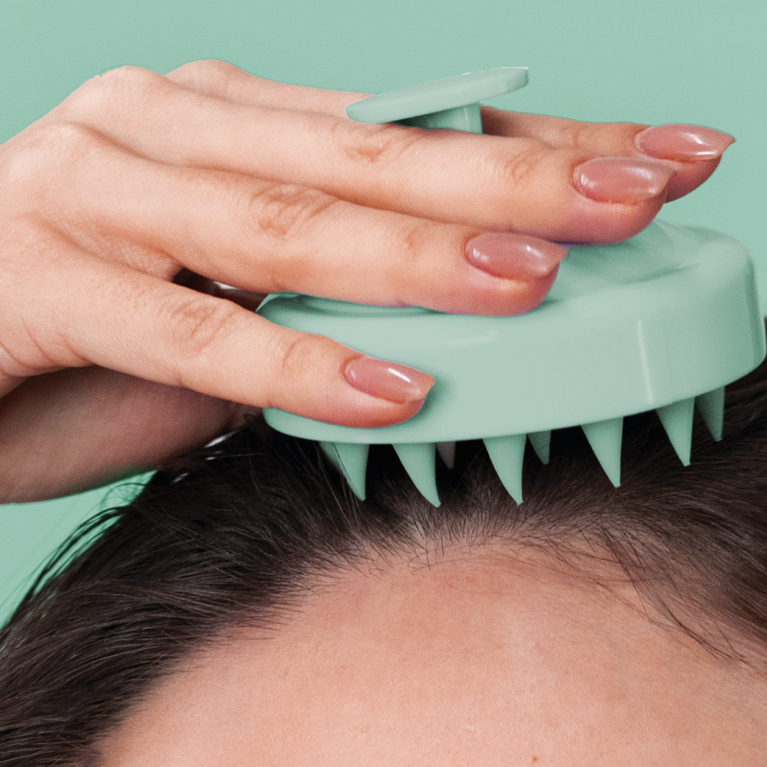 brosse massante cuir chevelu