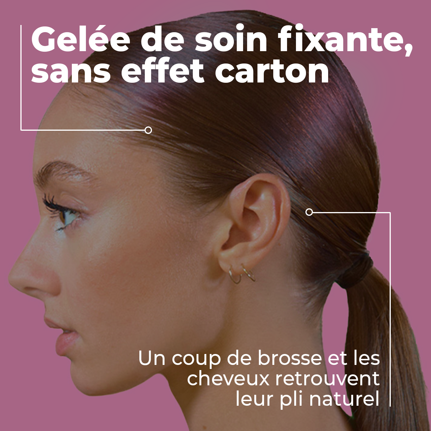 Ultra fix jelly gelée fixante effet plaqué