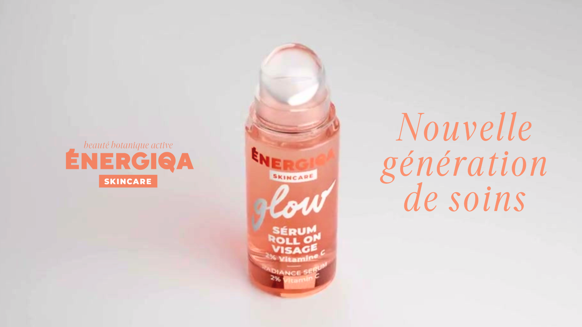 Charger la vidéo : Vidéo Energiqa Utilisation Sérum Roll On Visage