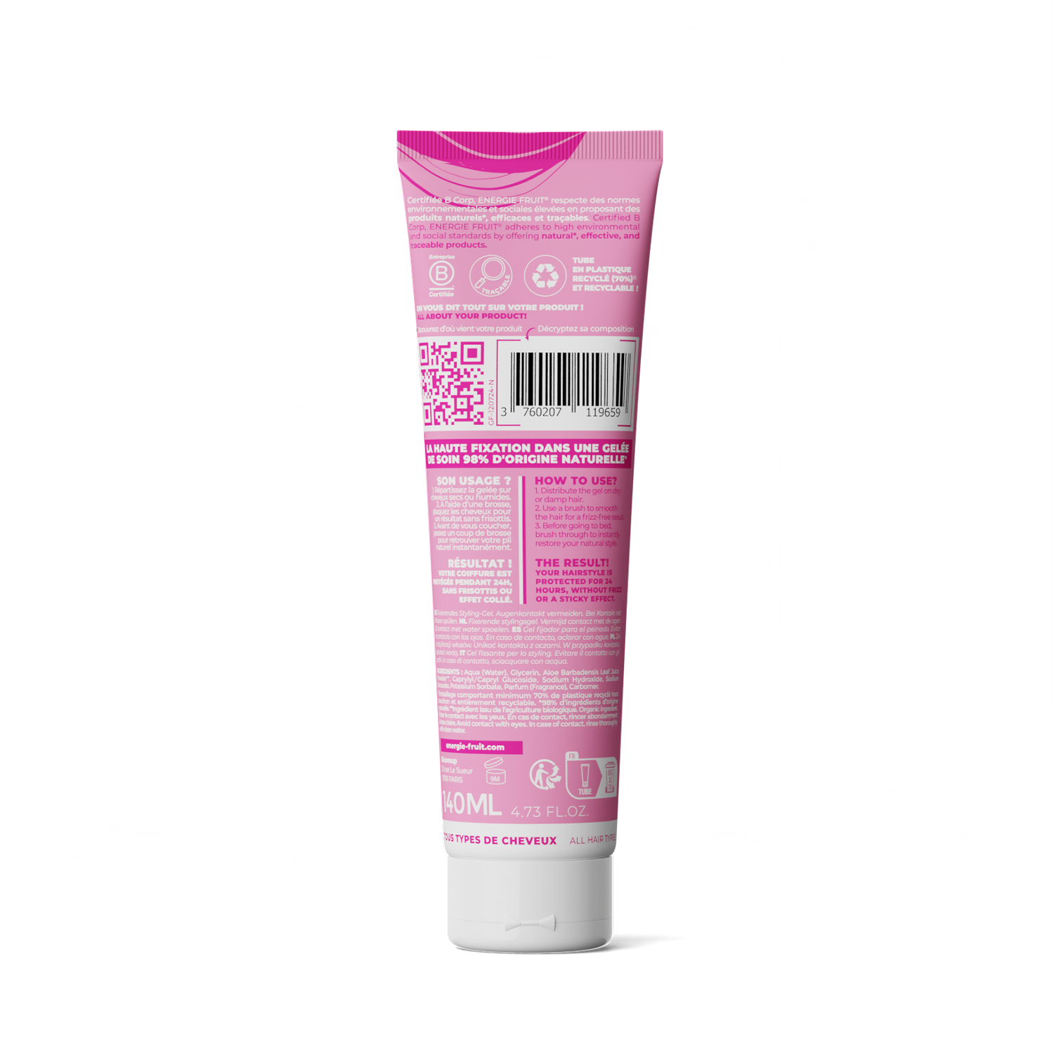 Ultra fix jelly gelée fixante effet plaqué dos