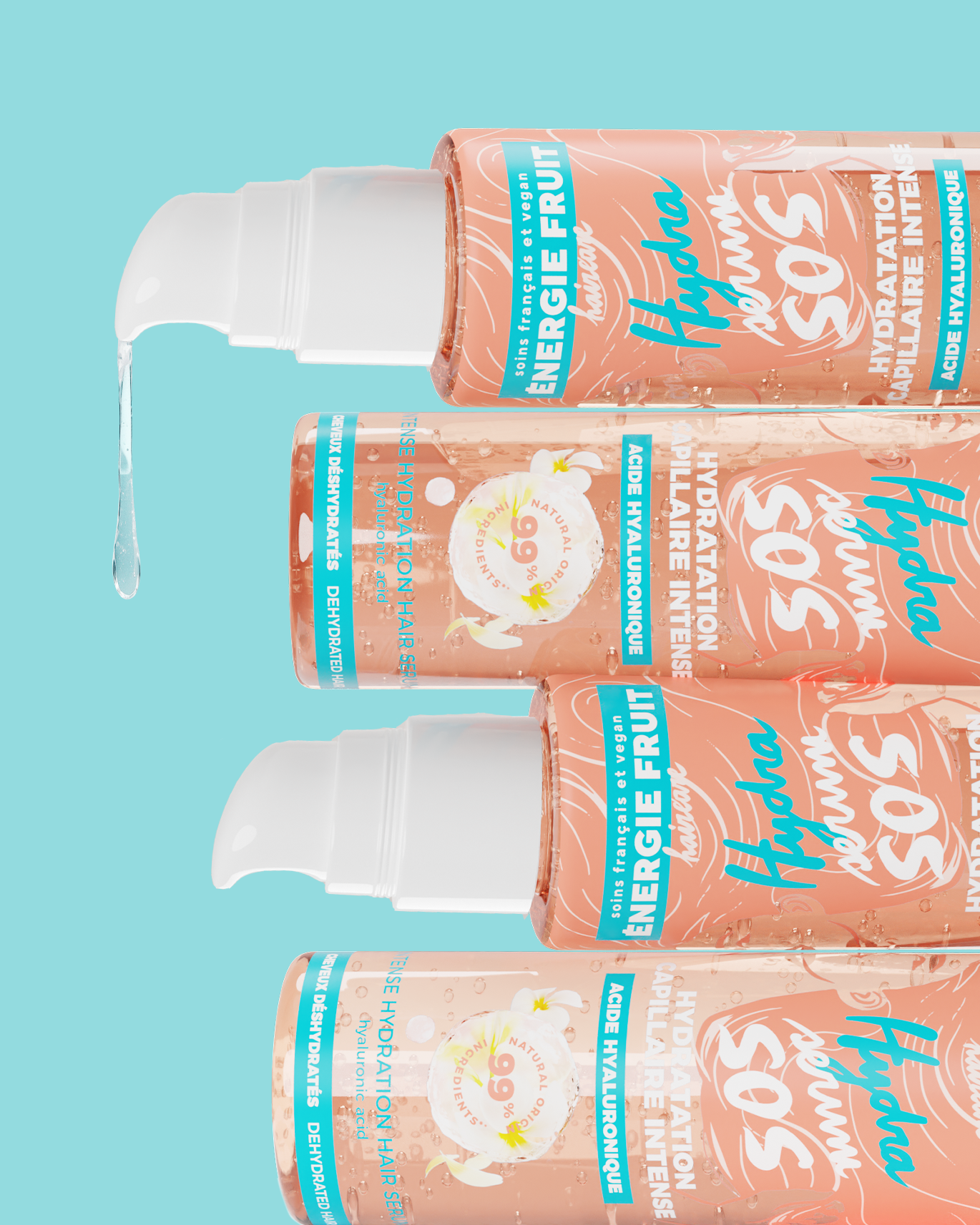 SÉRUM CAPILLAIRE SOS HYDRATATION INTENSE - ACIDE HYALURONIQUE