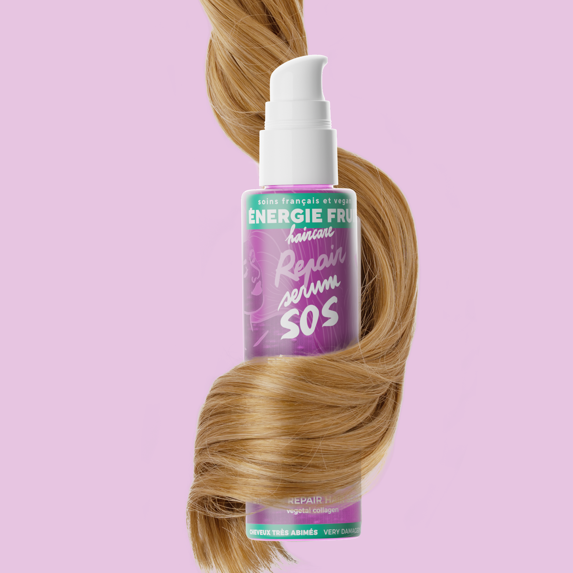 SÉRUM CAPILLAIRE SOS RÉPARATION INTENSE - COLLAGÈNE VÉGÉTAL