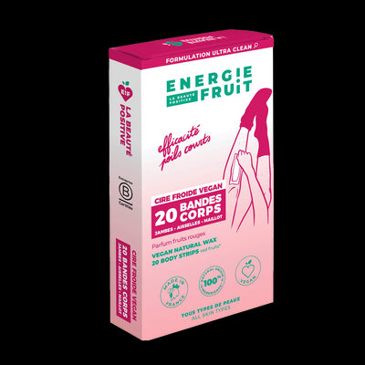 VEGAN COLD WAX STRIPS - 20 BODY STRIPS