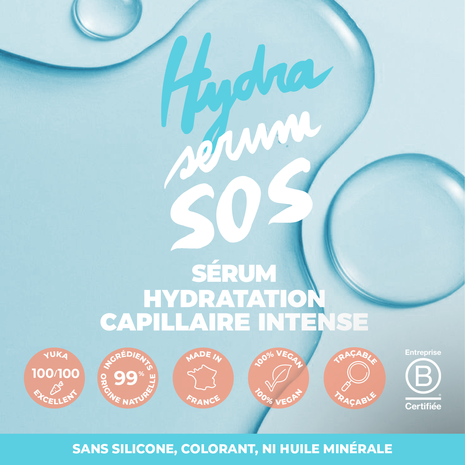 Sérum SOS hydratation  texture 