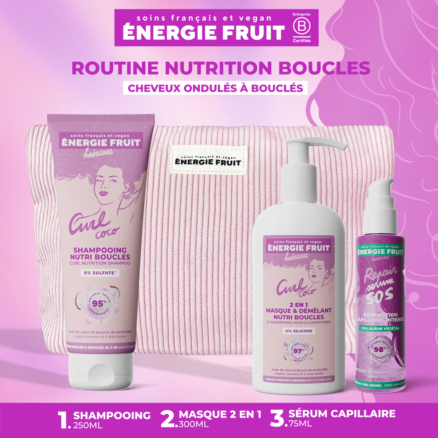 COCONUT CURLS NUTRITION ROUTINE KIT