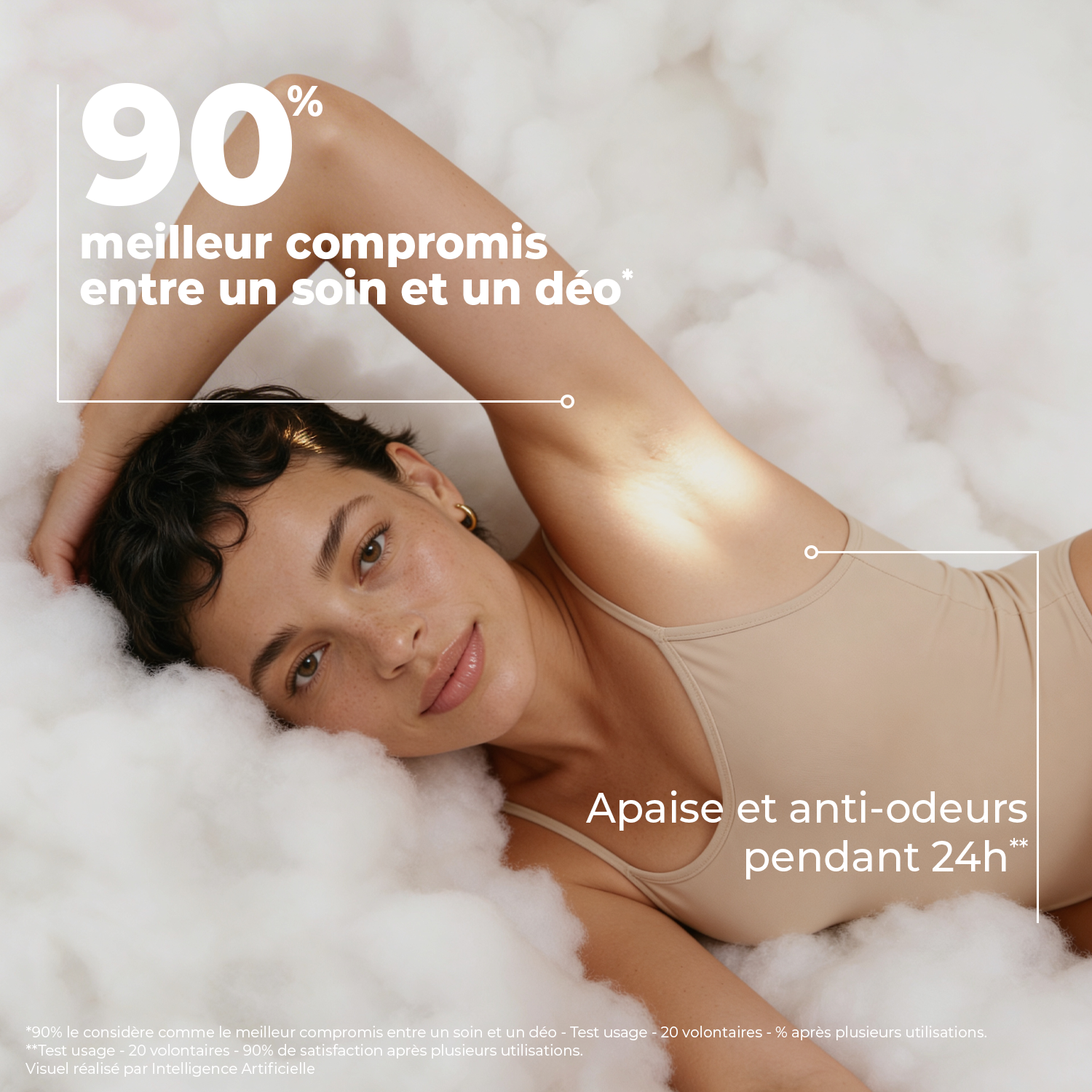 DÉOSOIN 24H PARFUM FLEURS BLANCHES - PEAUX SENSIBLES