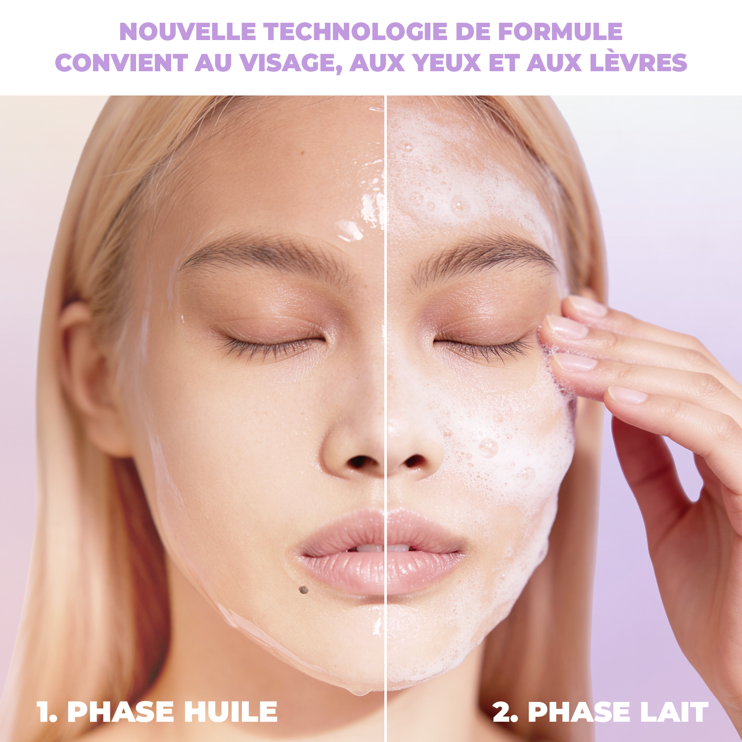 NETTOYANT VISAGE 2 EN 1 CLEANSE - DOUBLE NETTOYAGE