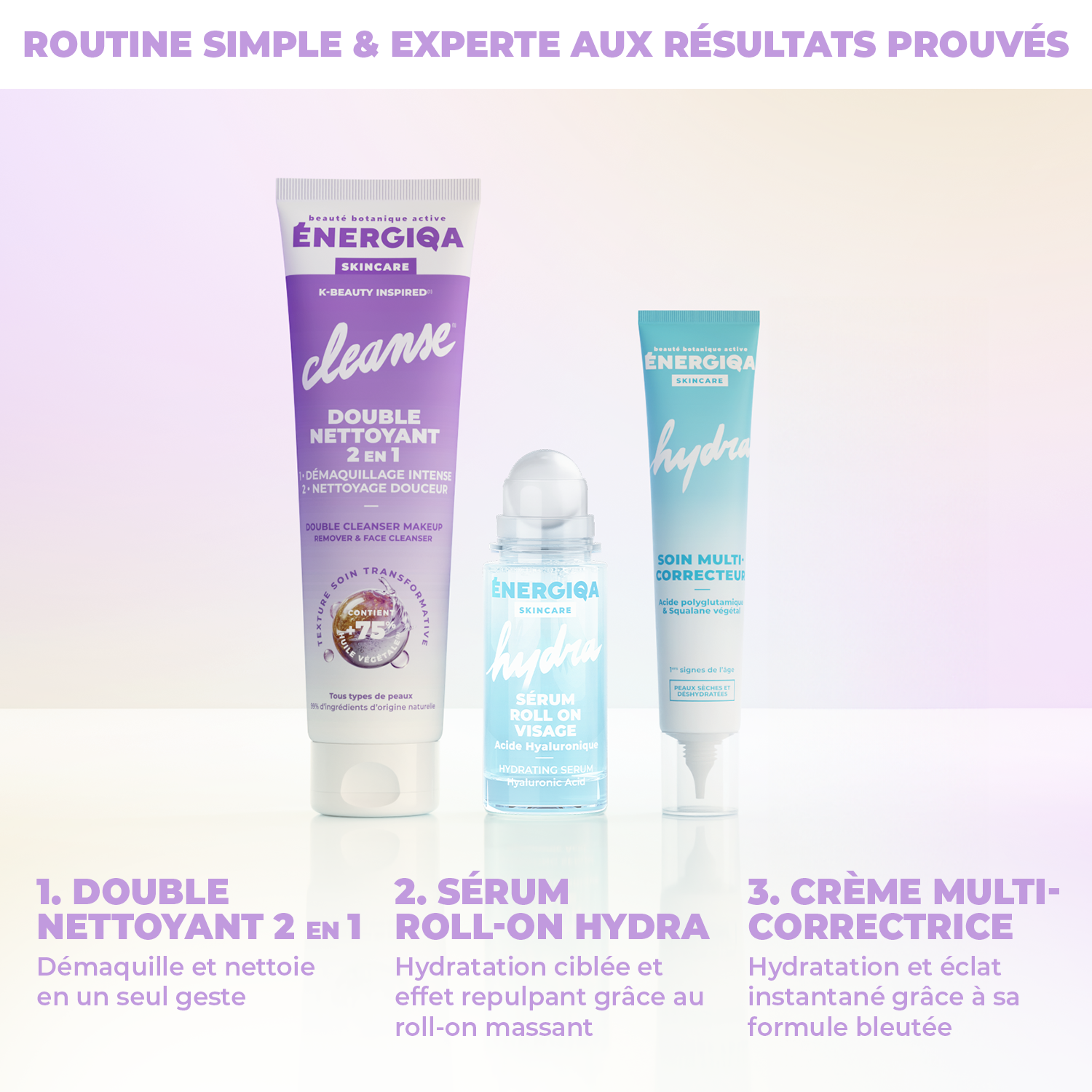 NETTOYANT VISAGE 2 EN 1 CLEANSE - DOUBLE NETTOYAGE