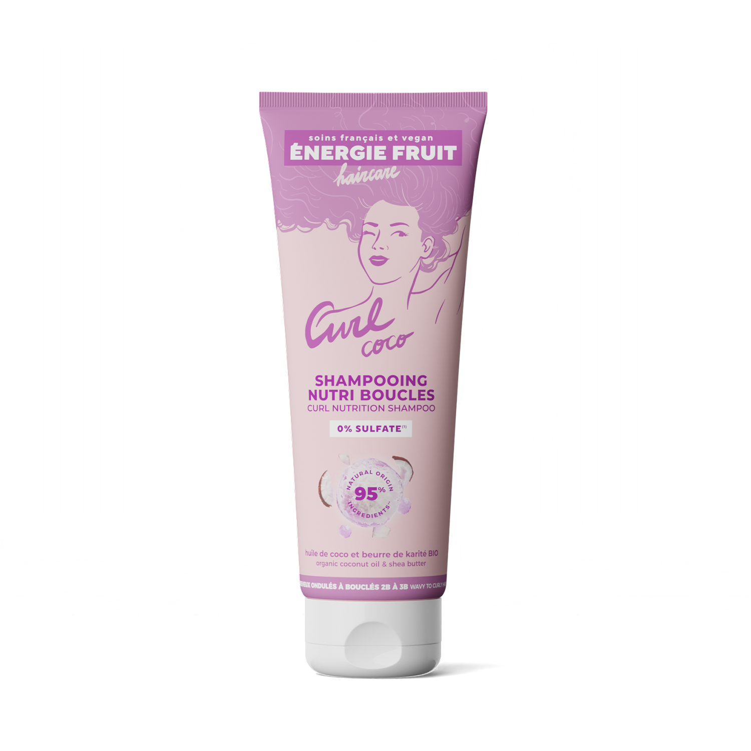 Curl coco shampooing nutri boucles face