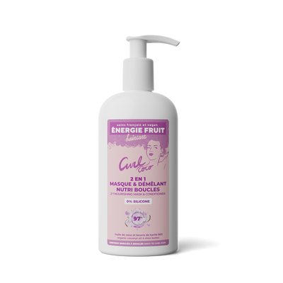 2-IN-1 NOURISHING SILICONE-FREE MASK - ORGANIC COCONUT AND SHEA BUTTER