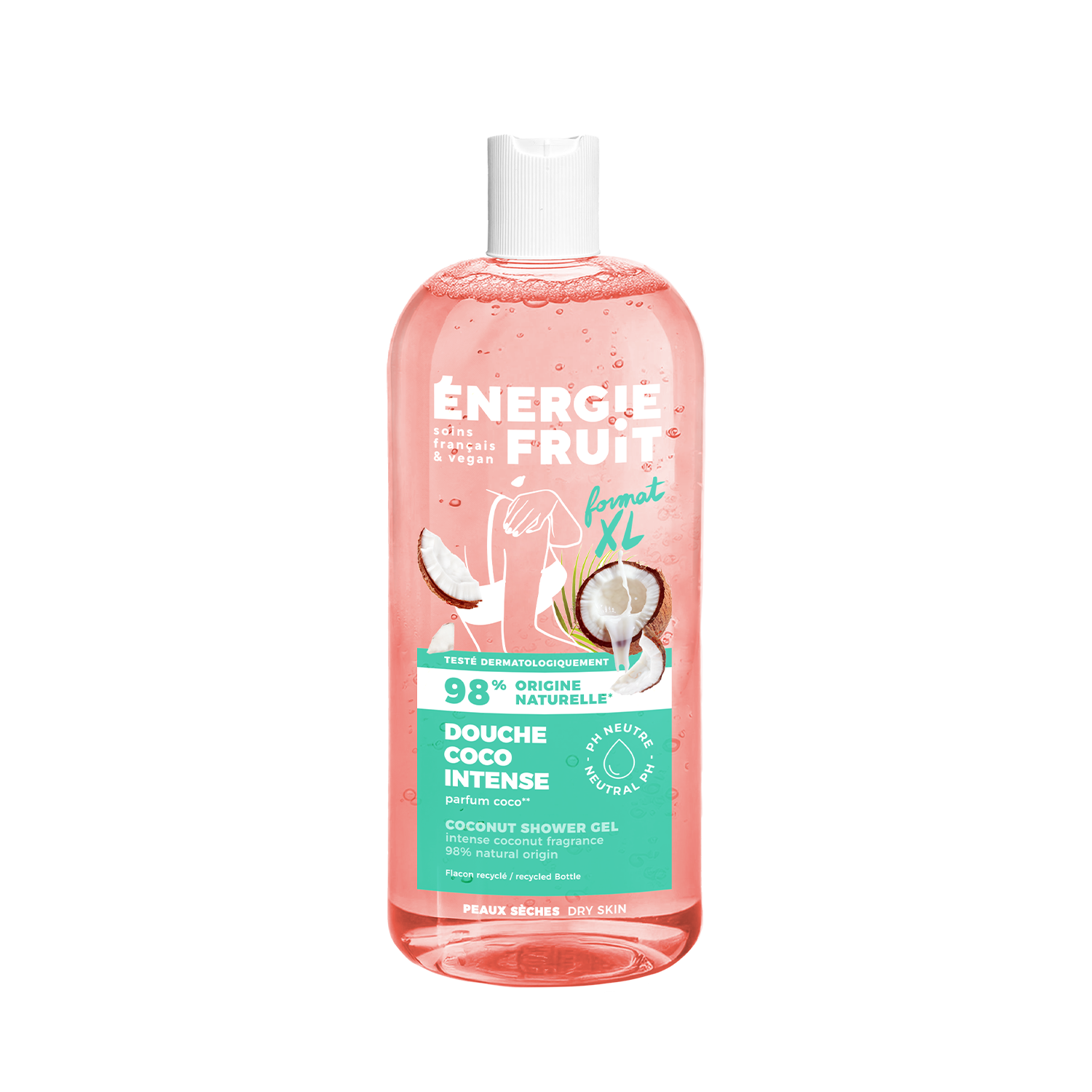 energie fruit GEL DOUCHE COCO & BEURRE DE KARITE BIO