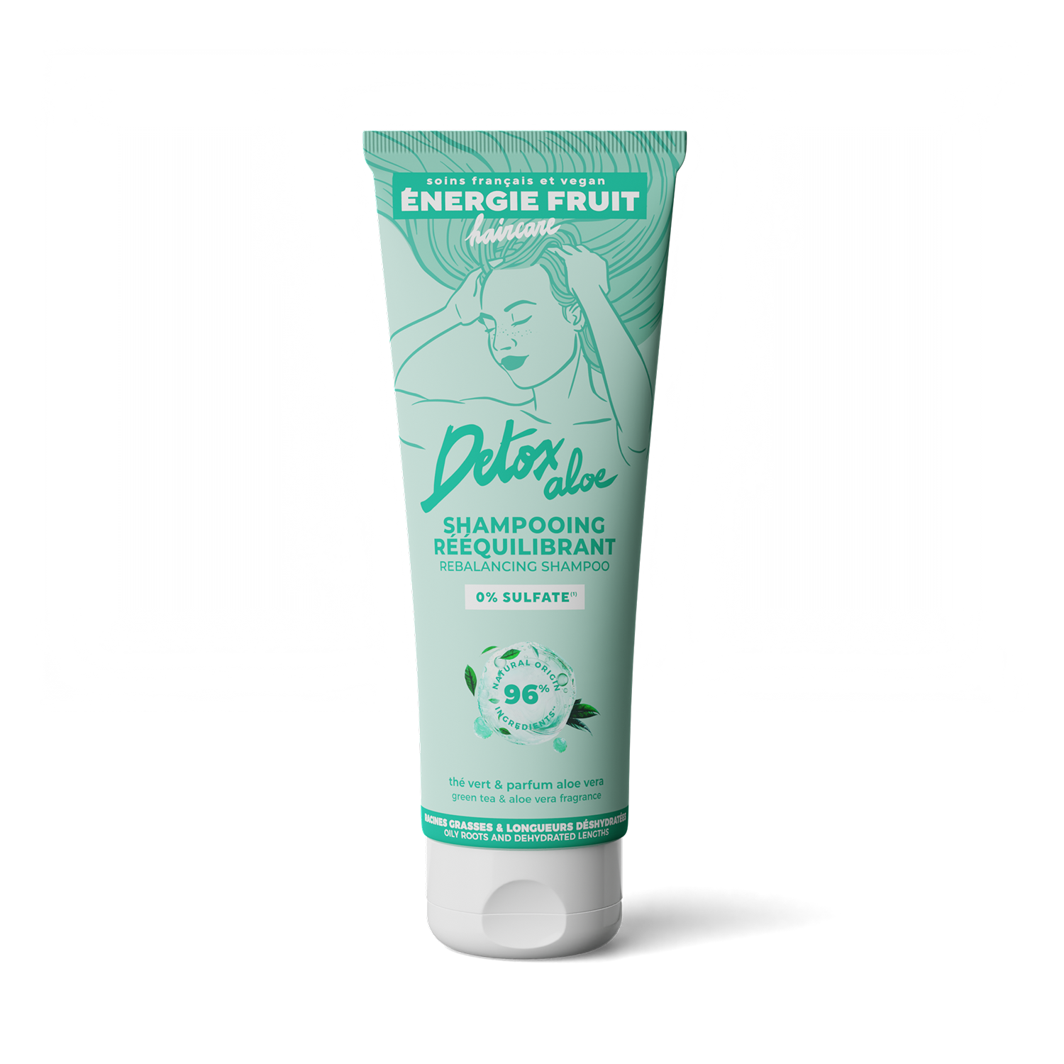 Shampooing detox aloe face