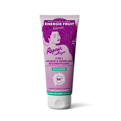 2 IN 1 COLLAGEN REPAIR MASK SILICONE-FREE - VEGETABLE COLLAGEN &amp; VITAMIN B