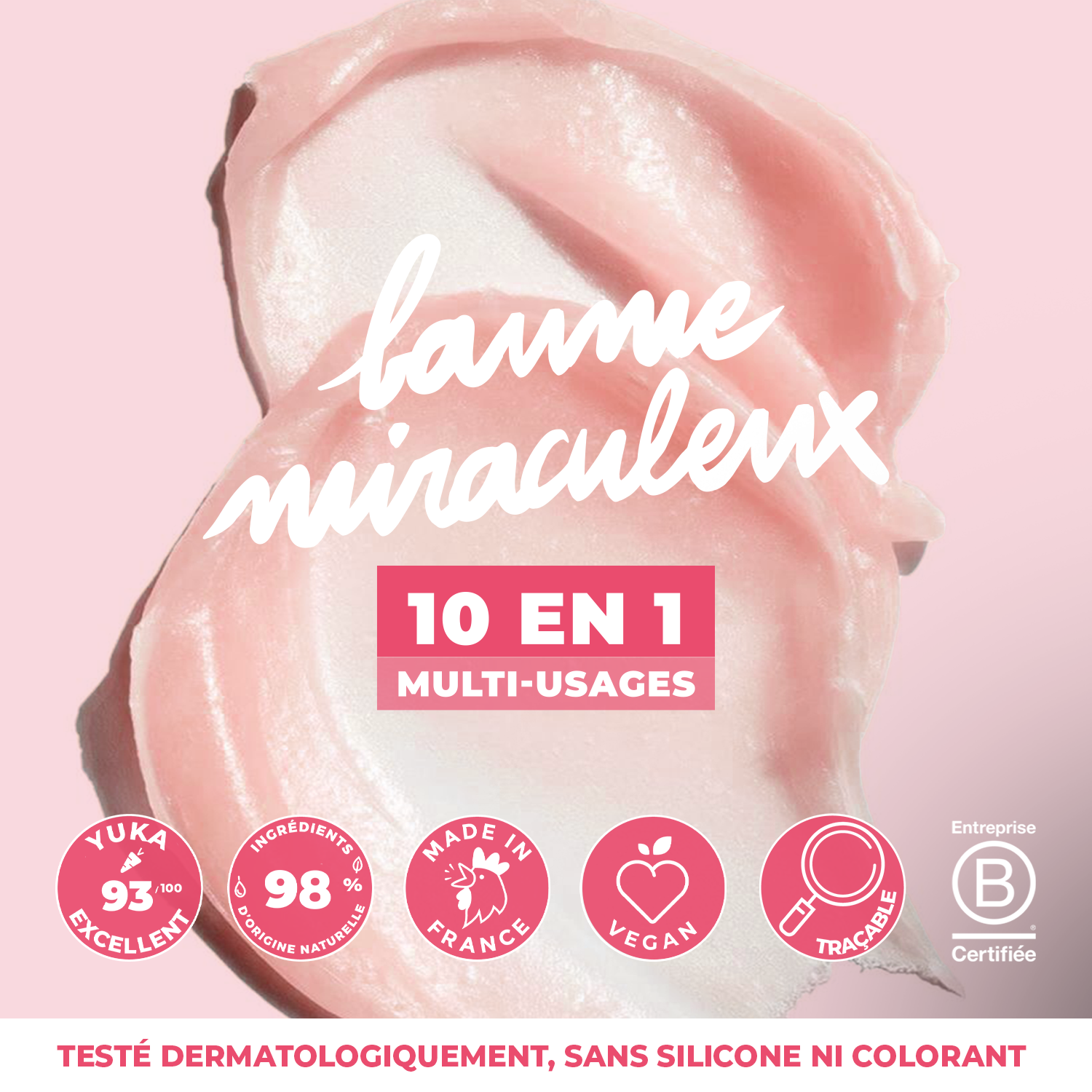 MINI BAUME MIRACULEUX 10-EN-1 MULTI USAGES - PARFUM FLEUR DE CERISIER