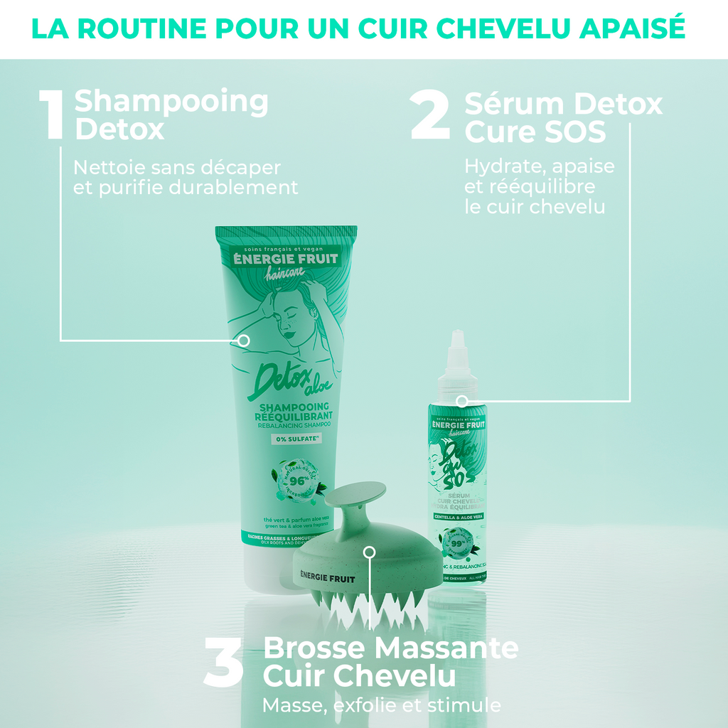 BROSSE MOUSSANTE & MASSANTE CUIR CHEVELU