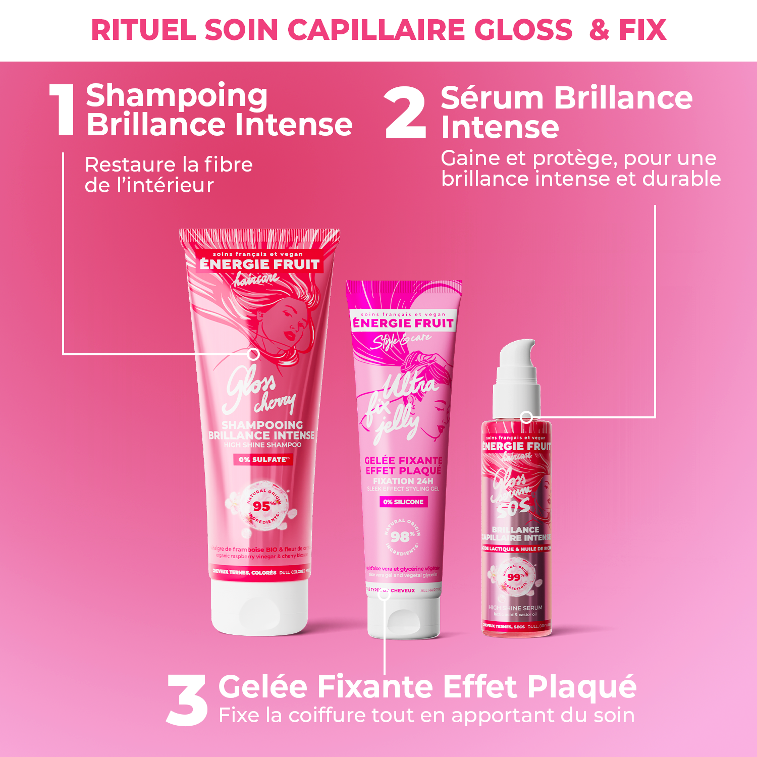 ROUTINE SOIN CAPILLAIRE GLOSS & FIX