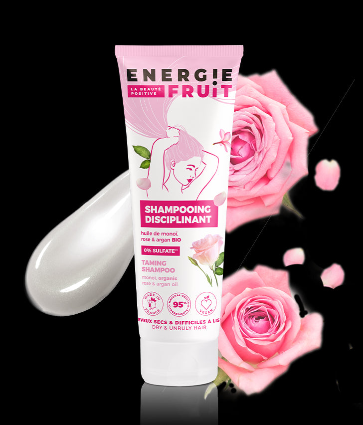 Shampoing sans sulfate monoï rose energie fruit
