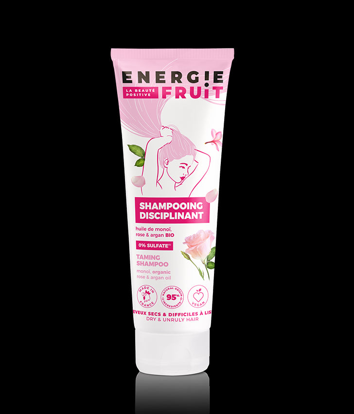 Shampoing sans sulfate monoï rose face energie fruit