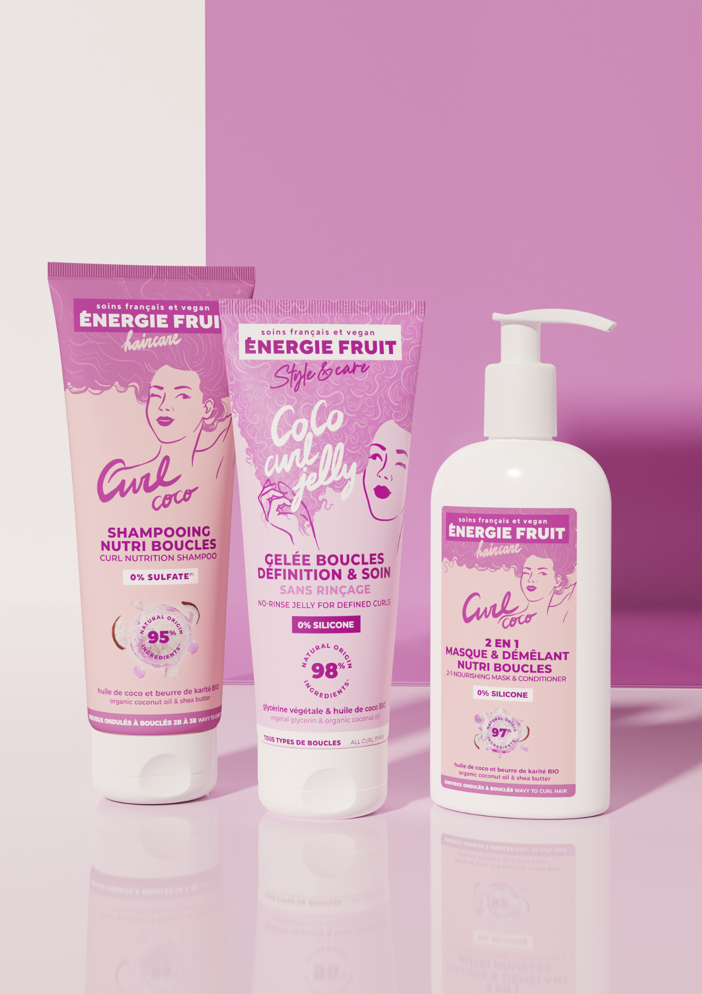 MASQUE 2 EN 1 COCO CURL NOURRISSANT BOUCLES - SANS SILICONE