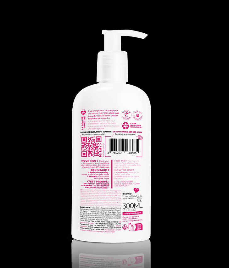 MASQUE KERATINE VEGETALE MONOÏ ROSE & HUILE D'ARGAN BIO