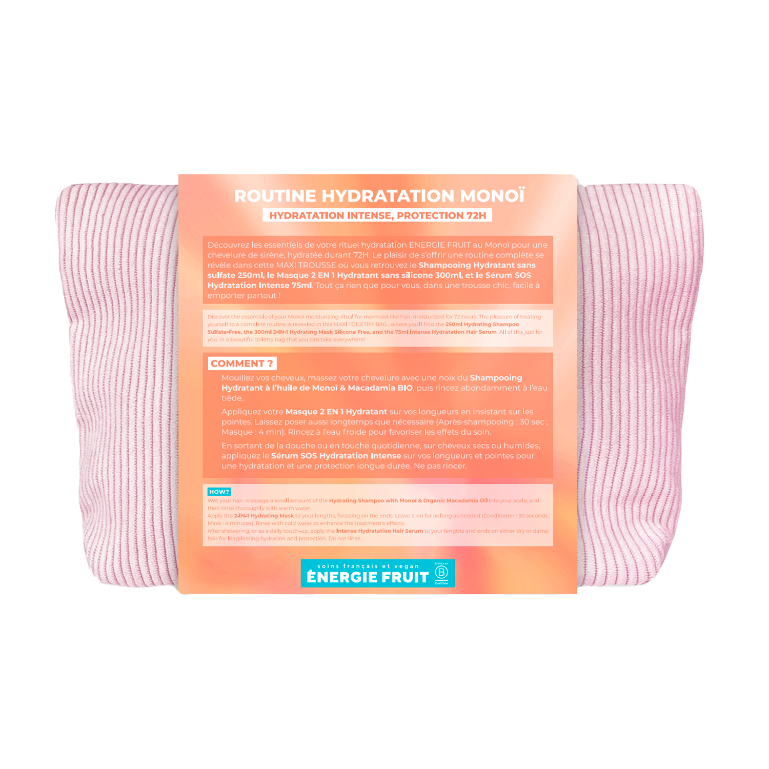 TROUSSE ROUTINE CAPILLAIRE HYDRATATION MONOÏ