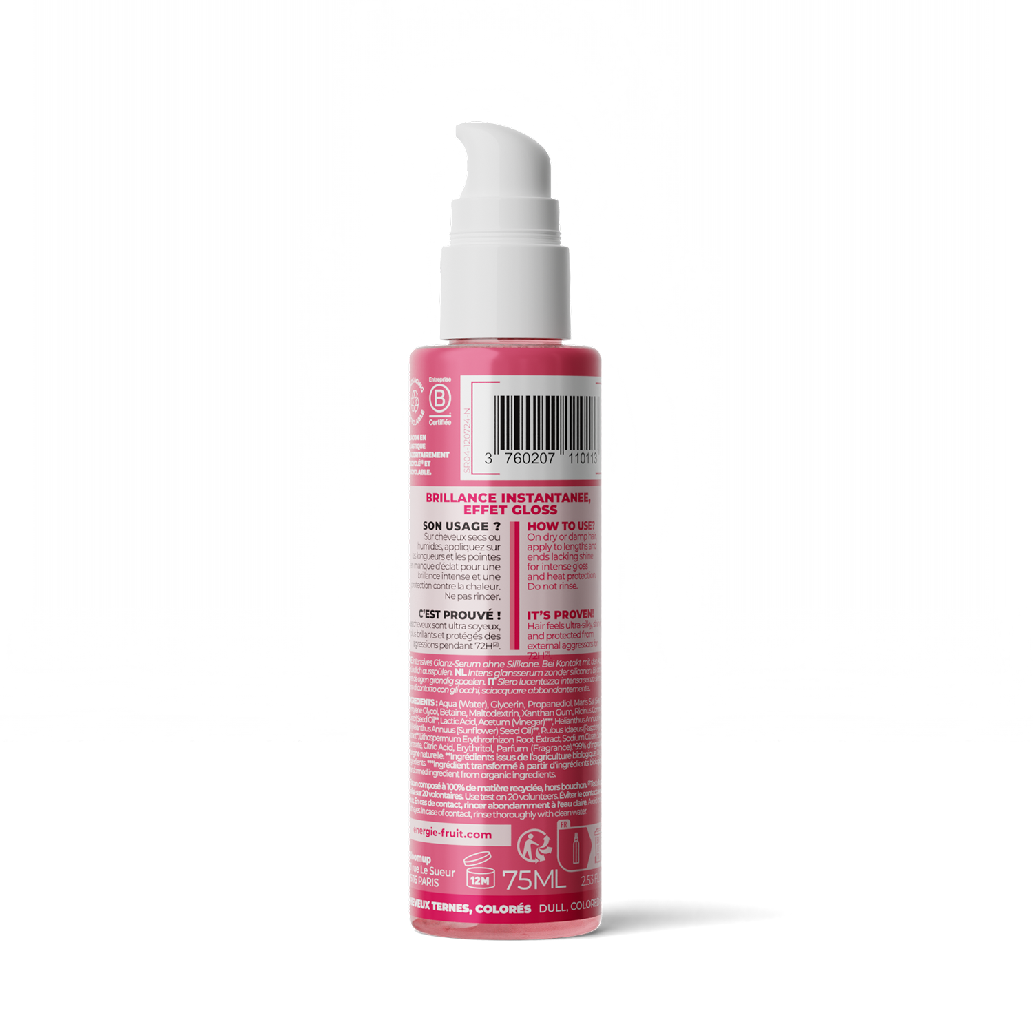 SÉRUM SOS GLOSS BRILLANCE INTENSE - ACIDE LACTIQUE