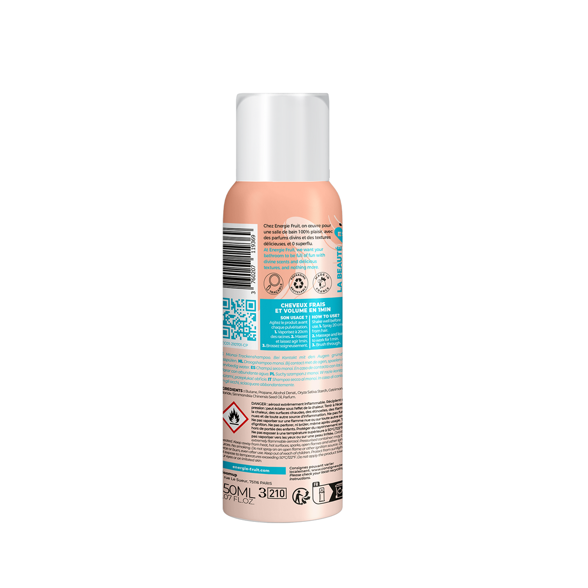 shampooing sec monoï dos
