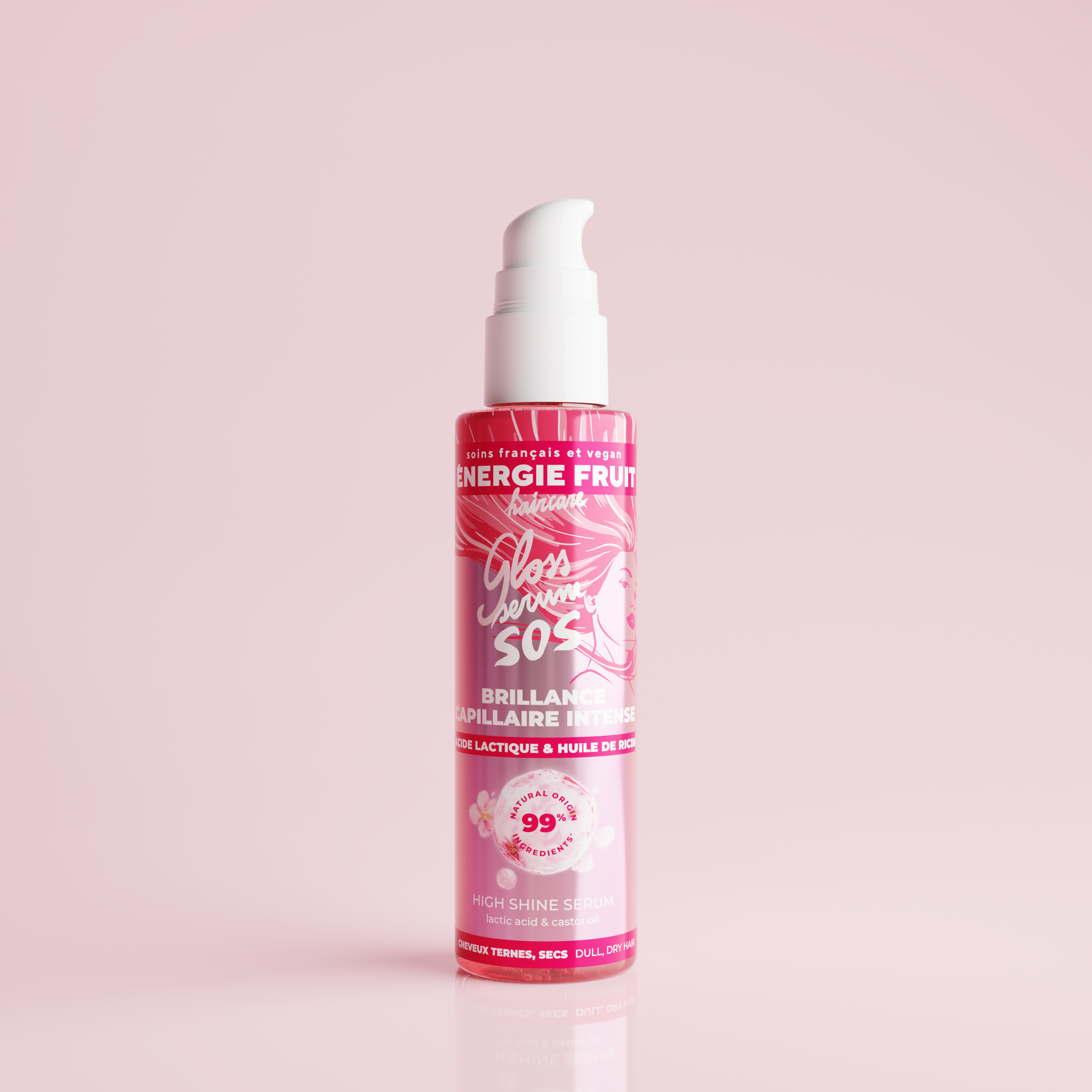 SOS Gloss Intense Shine Hair Serum - Lactic Acid