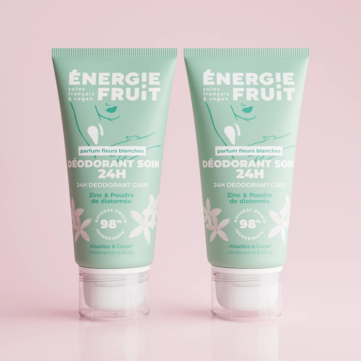 PACK X2 DÉODORANT SOIN 24H FLEUR BLANCHE