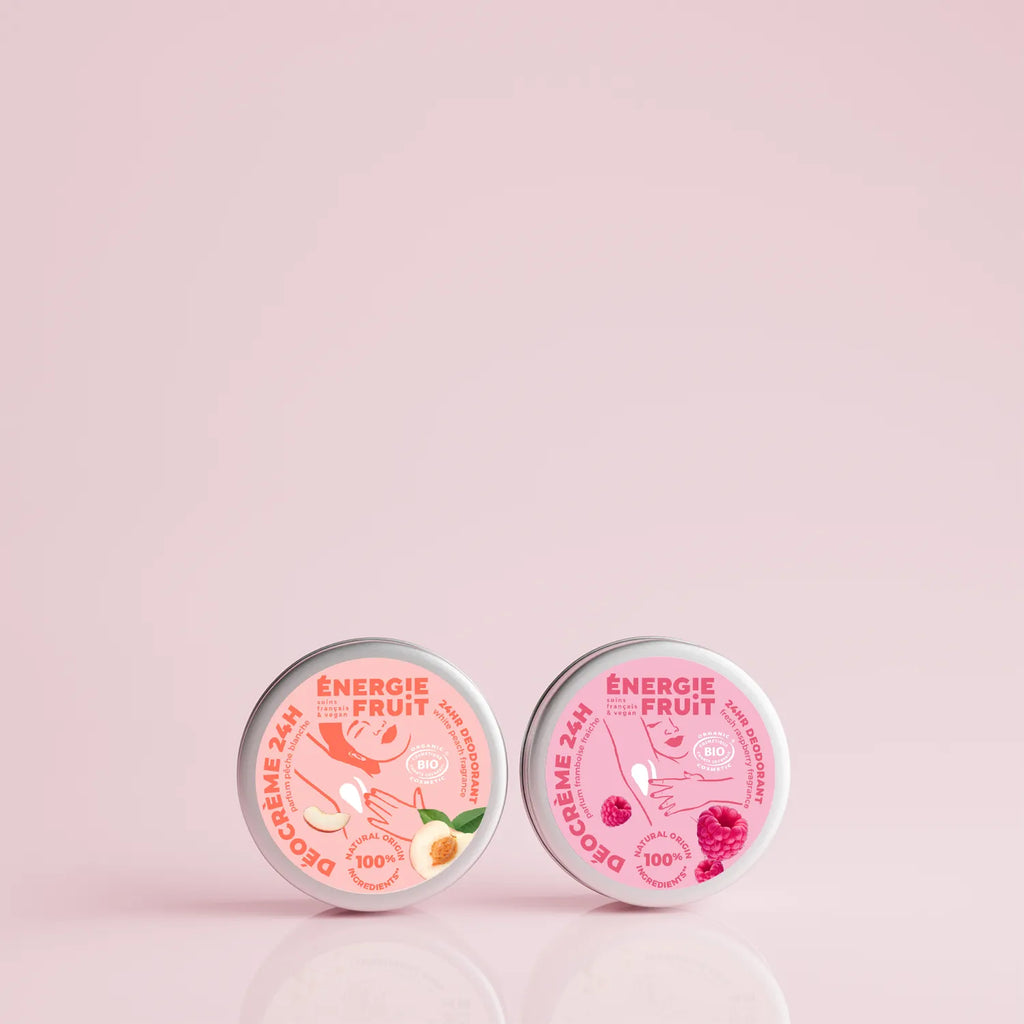 PACK DUO DÉODORANT CRÈME 24H PÊCHE & FRAMBOISE