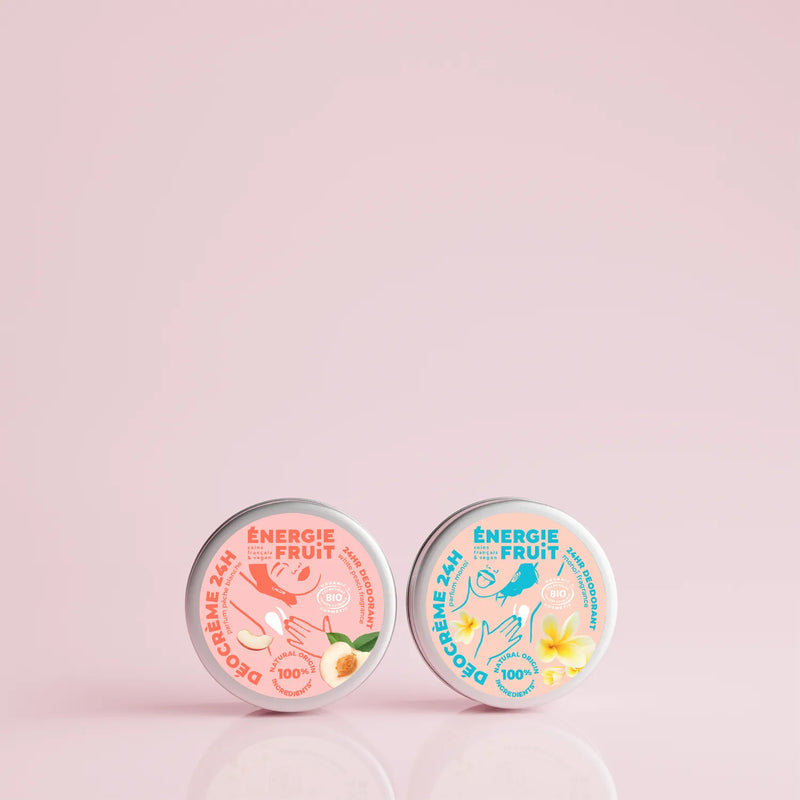 PACK DUO DÉODORANT CRÈME 24H MONOI & PÊCHE