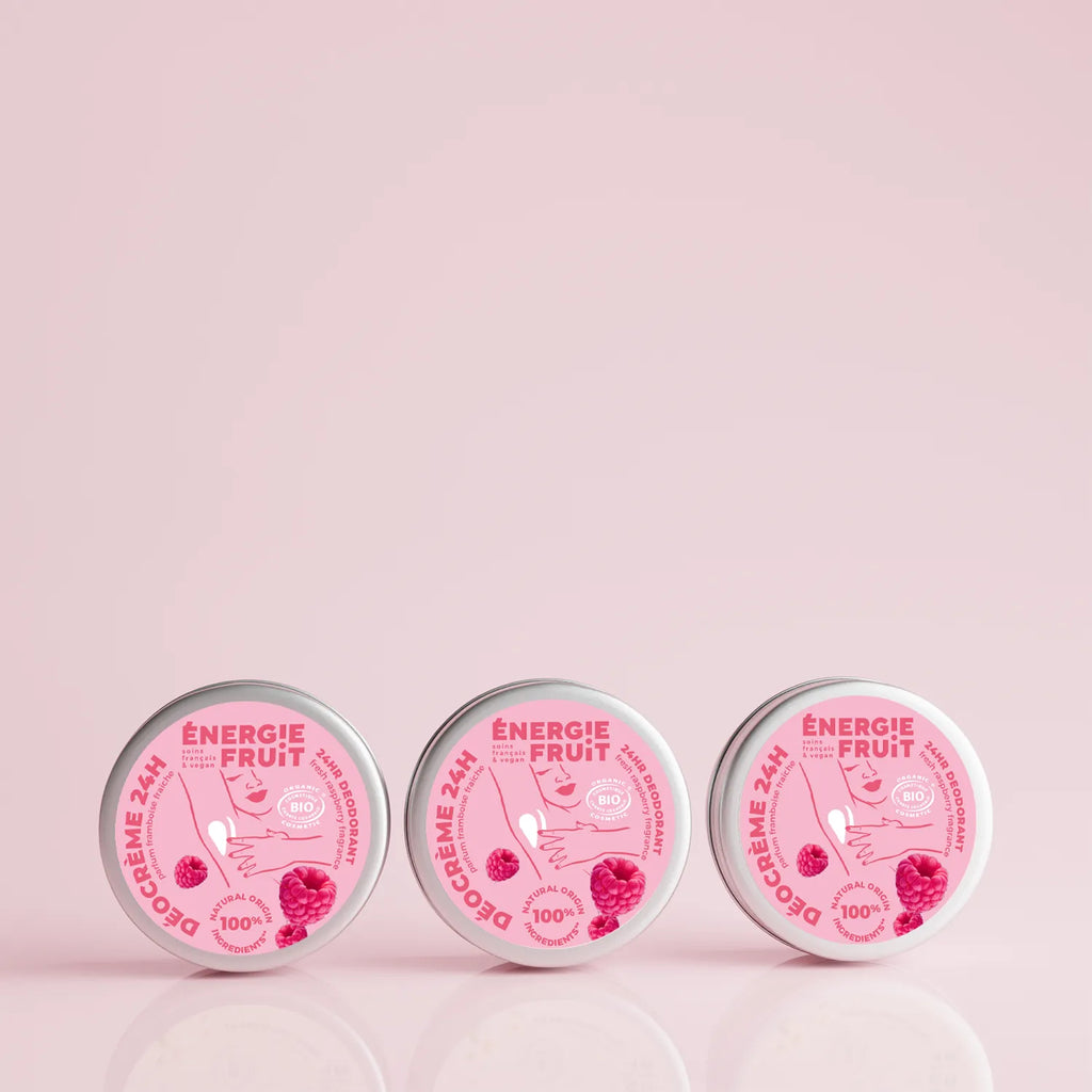 PACK x3 DÉODORANT CRÈME 24H FRAMBOISE