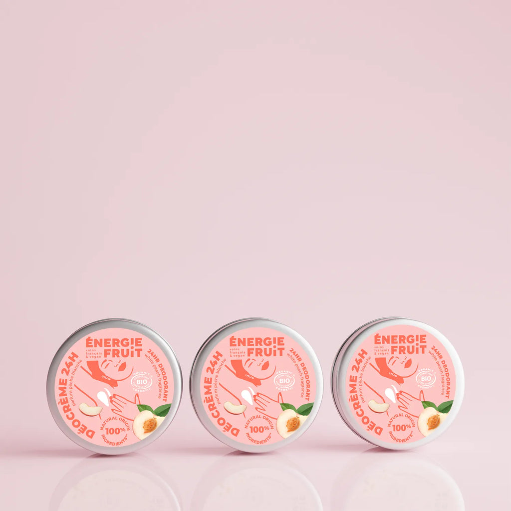 PACK x3 DÉODORANT CRÈME 24H PÊCHE