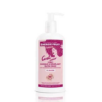 2-IN-1 NUTRI INTENSE SILICONE-FREE MASK - ORGANIC COCOA BUTTER AND COCOA POWDER