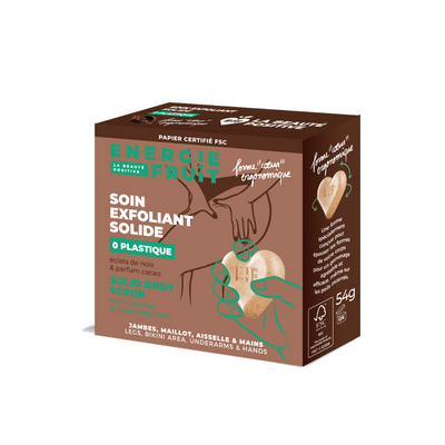 SOLID EXFOLIATING TREATMENT - WALNUT RADIANCE &amp; SWEET ALMOND OIL - COCOA SCENT