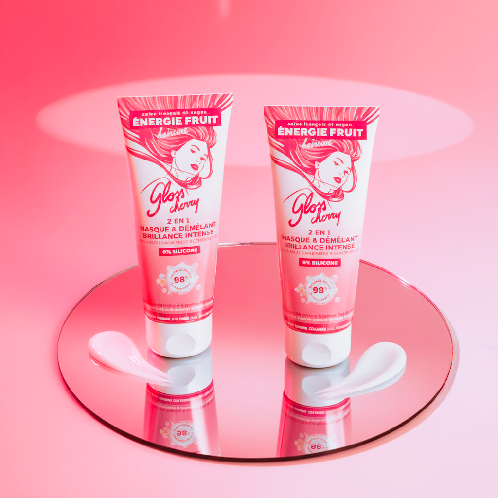 MASQUE 2 EN 1 GLOSS CHERRY BRILLANCE INTENSE - SANS SILICONE