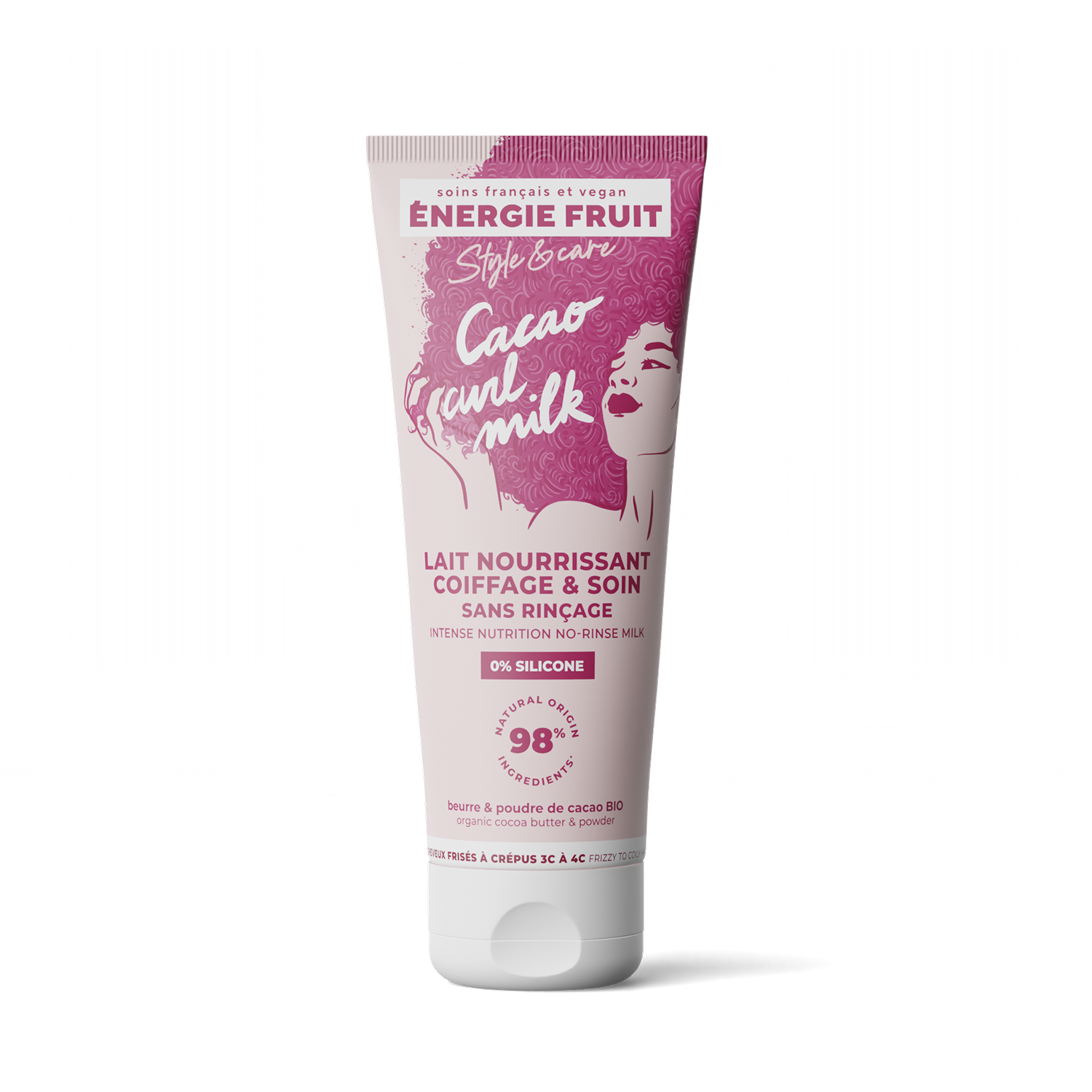Cacao curl milk lait nourrissant face