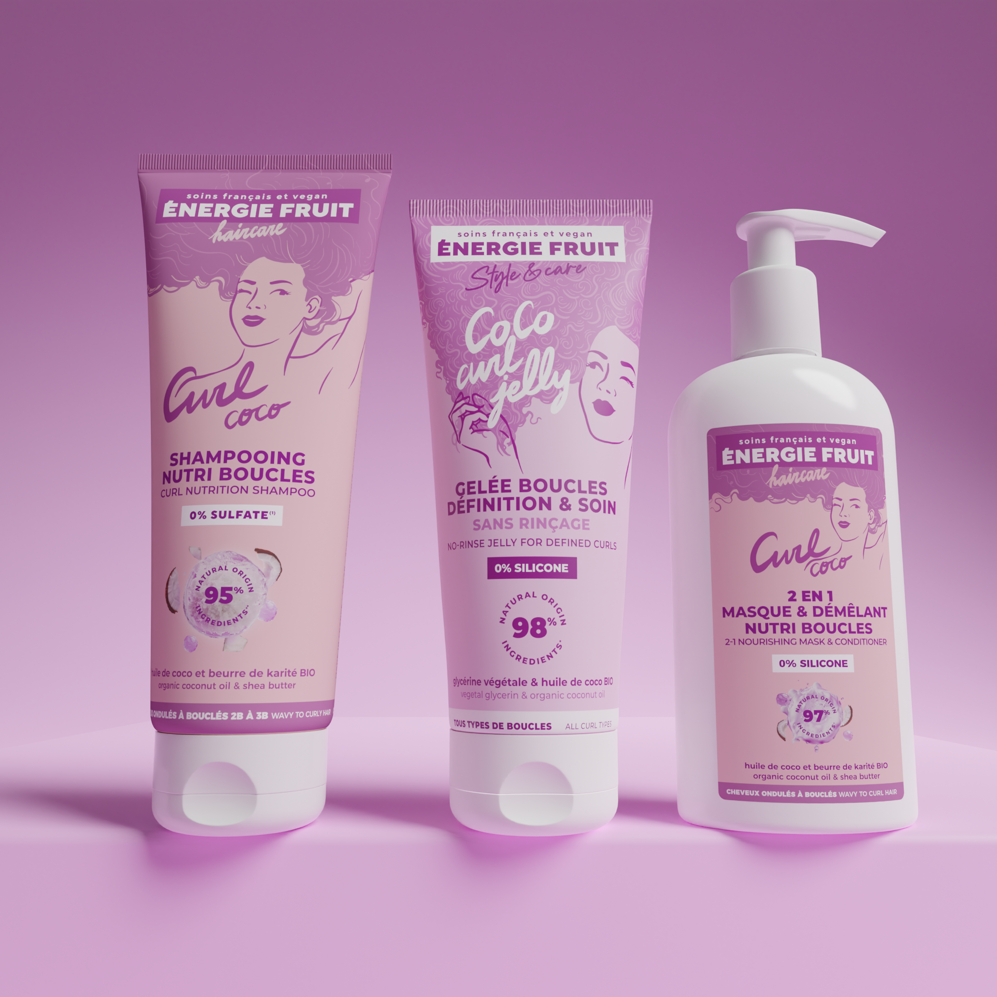 SHAMPOOING COCO CURL NOURRISSANT BOUCLES - SANS SULFATE