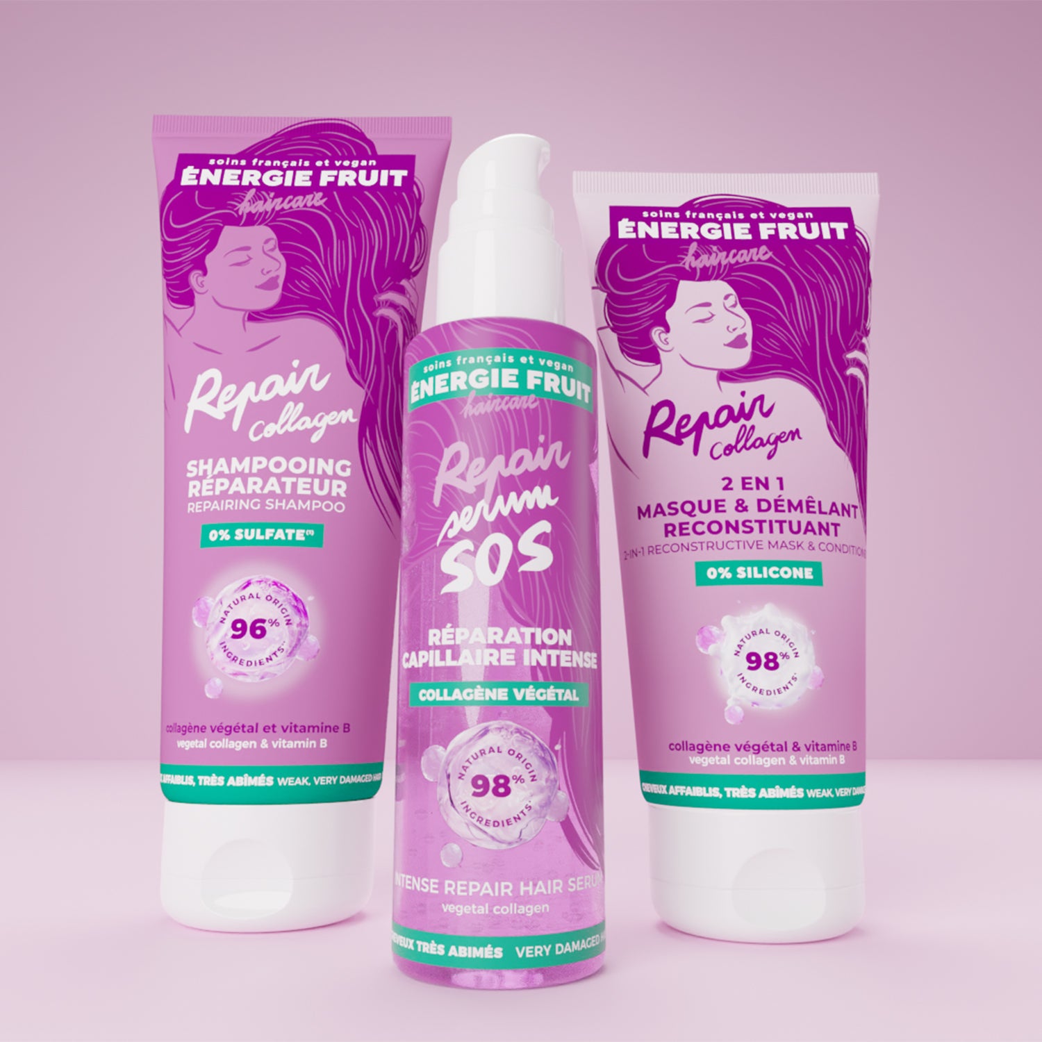 SHAMPOOING COLLAGEN REPAIR RÉPARATEUR - SANS SULFATE