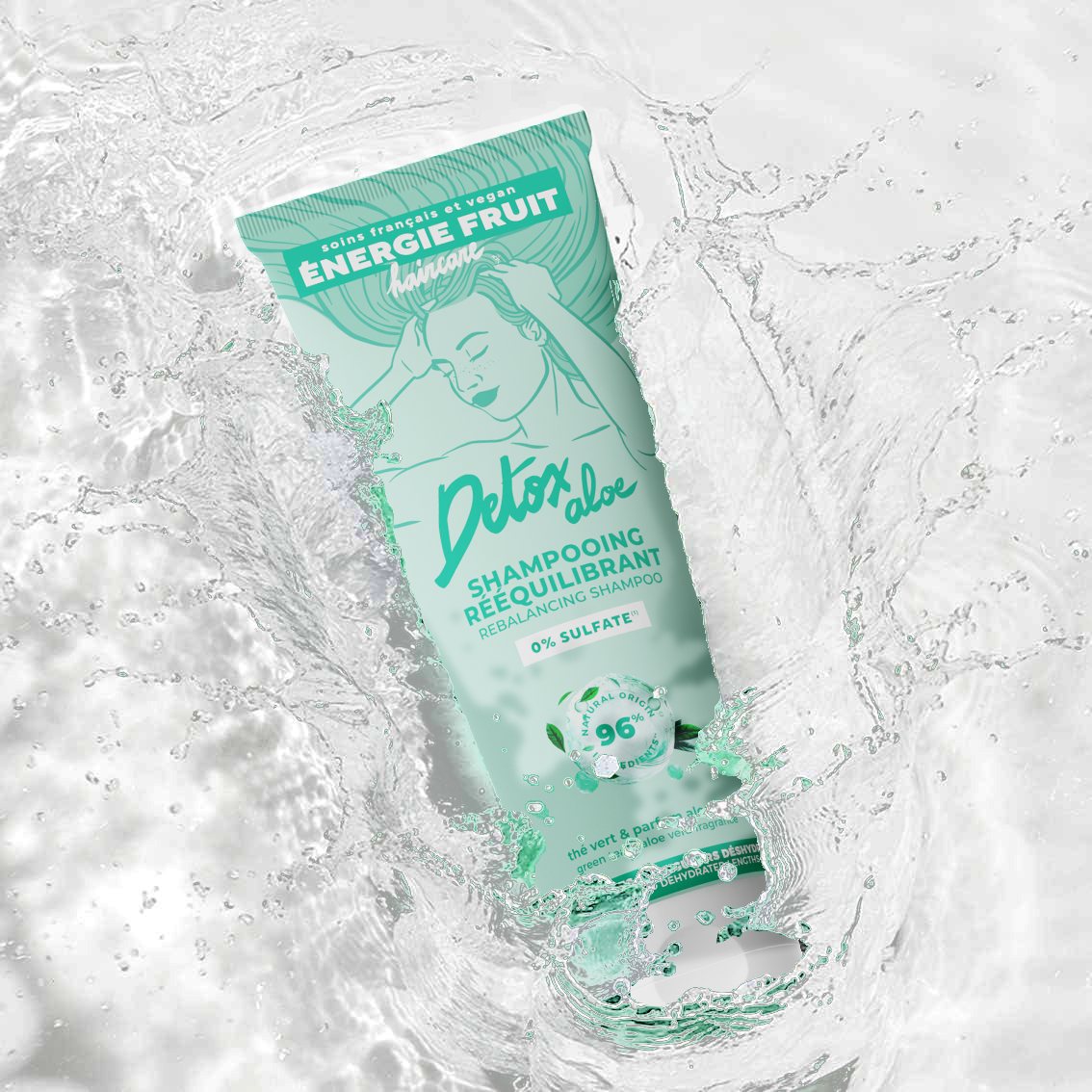 SHAMPOOING DETOX ALOE  RÉÉQUILIBRANT - SANS SULFATE