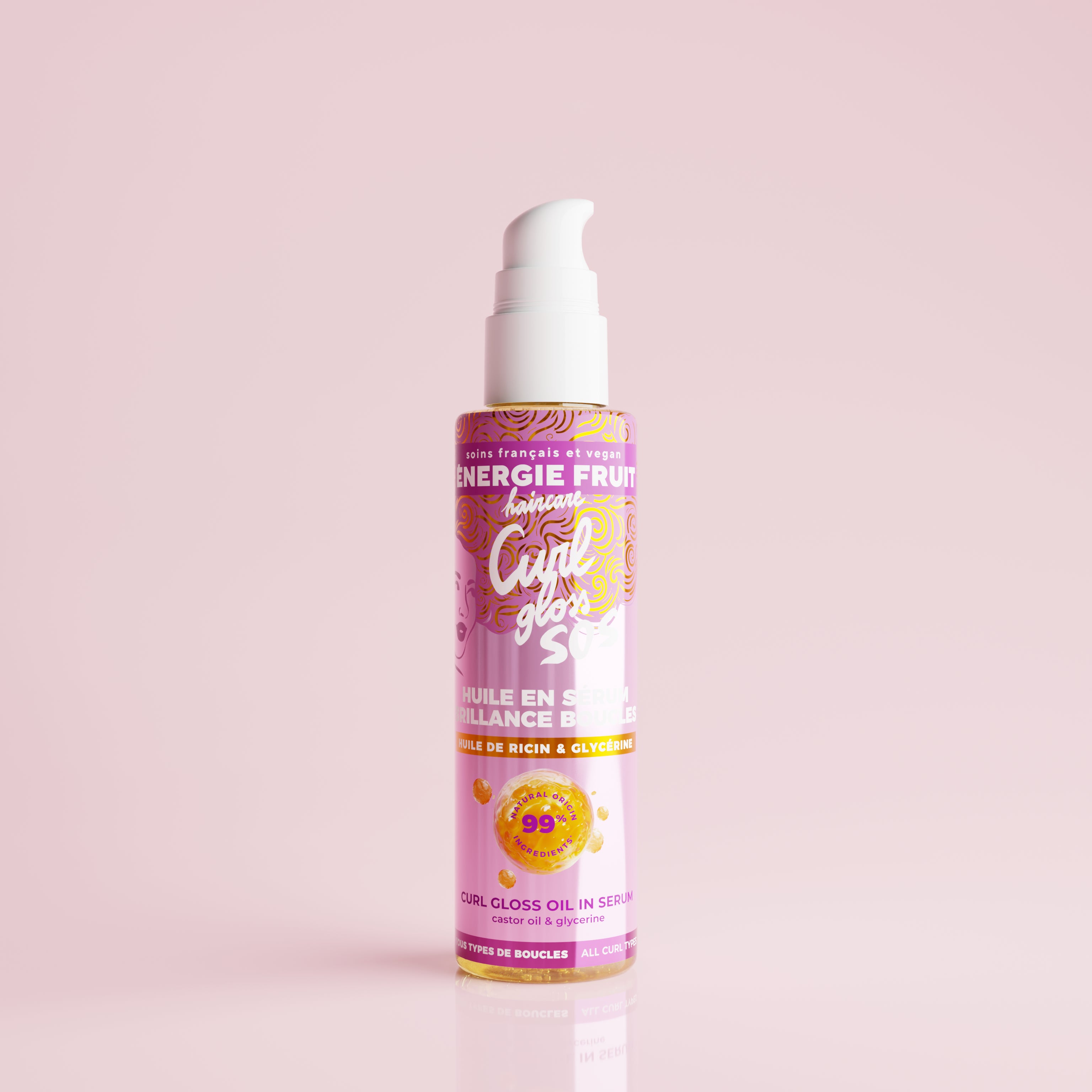 SOS CURL GLOSS OIL IN SERUM - CASTOR OIL