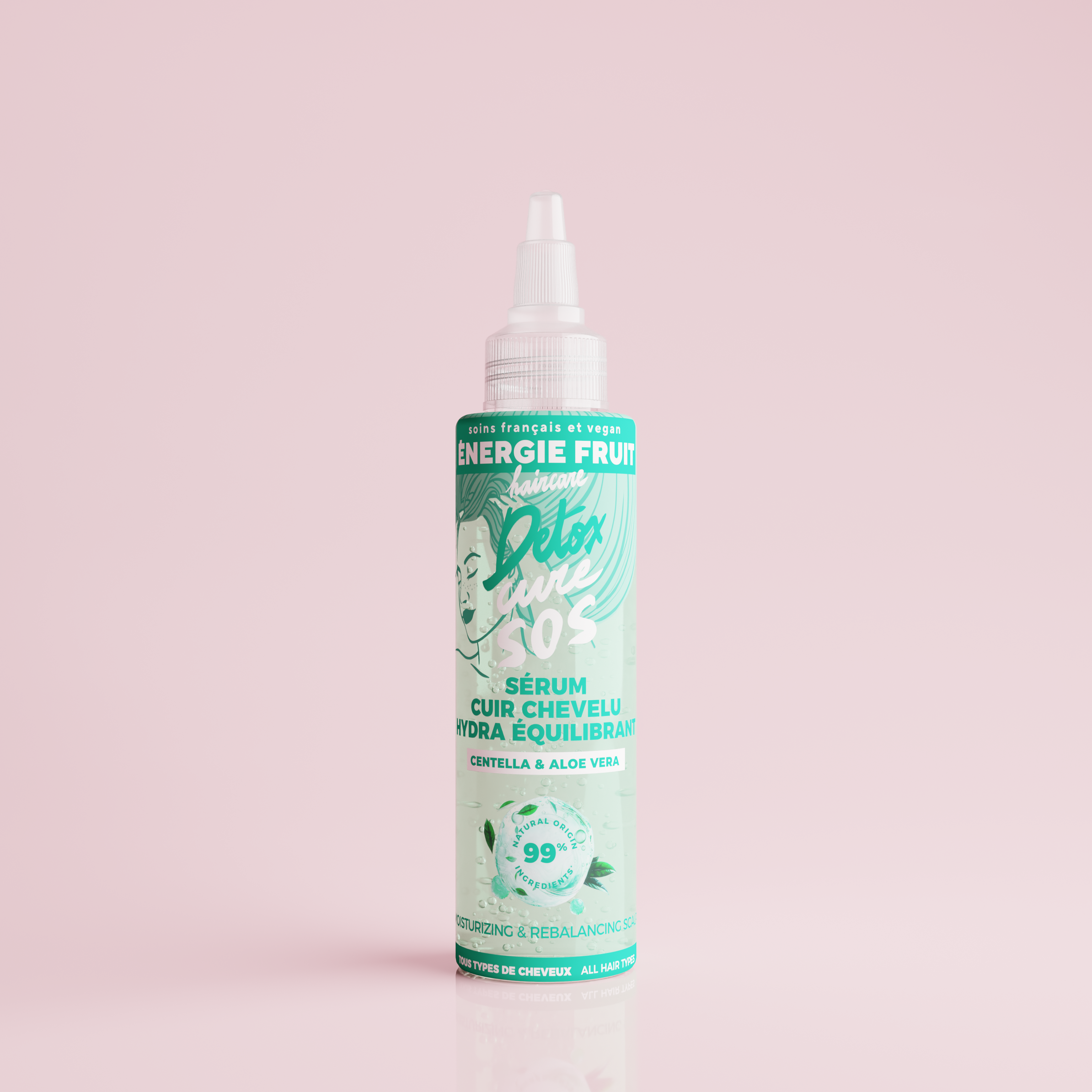 DETOX CURE SCALP SERUM - MOISTURIZING & RE-BALANCING - CENTELLA ASIATICA AND ALOE VERA