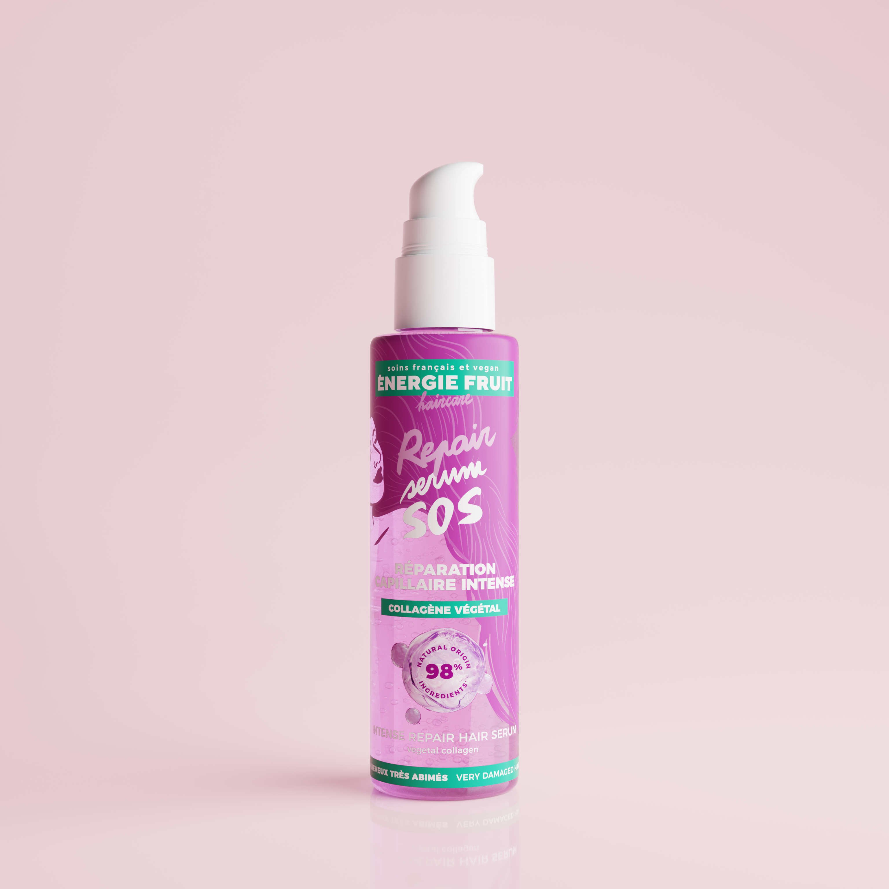 SOS Intense Repair Hair Serum - Plant Collagen