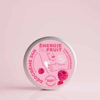 24H DEOCREME RASPBERRY SCENT - ECOCERT ORGANIC CERTIFIED