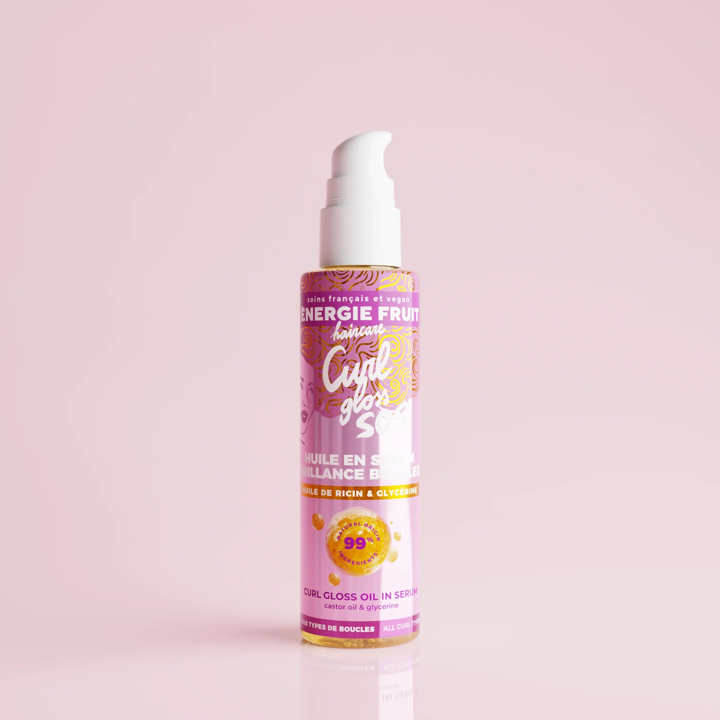 SOS CURL GLOSS OIL IN SERUM - CASTOR OIL