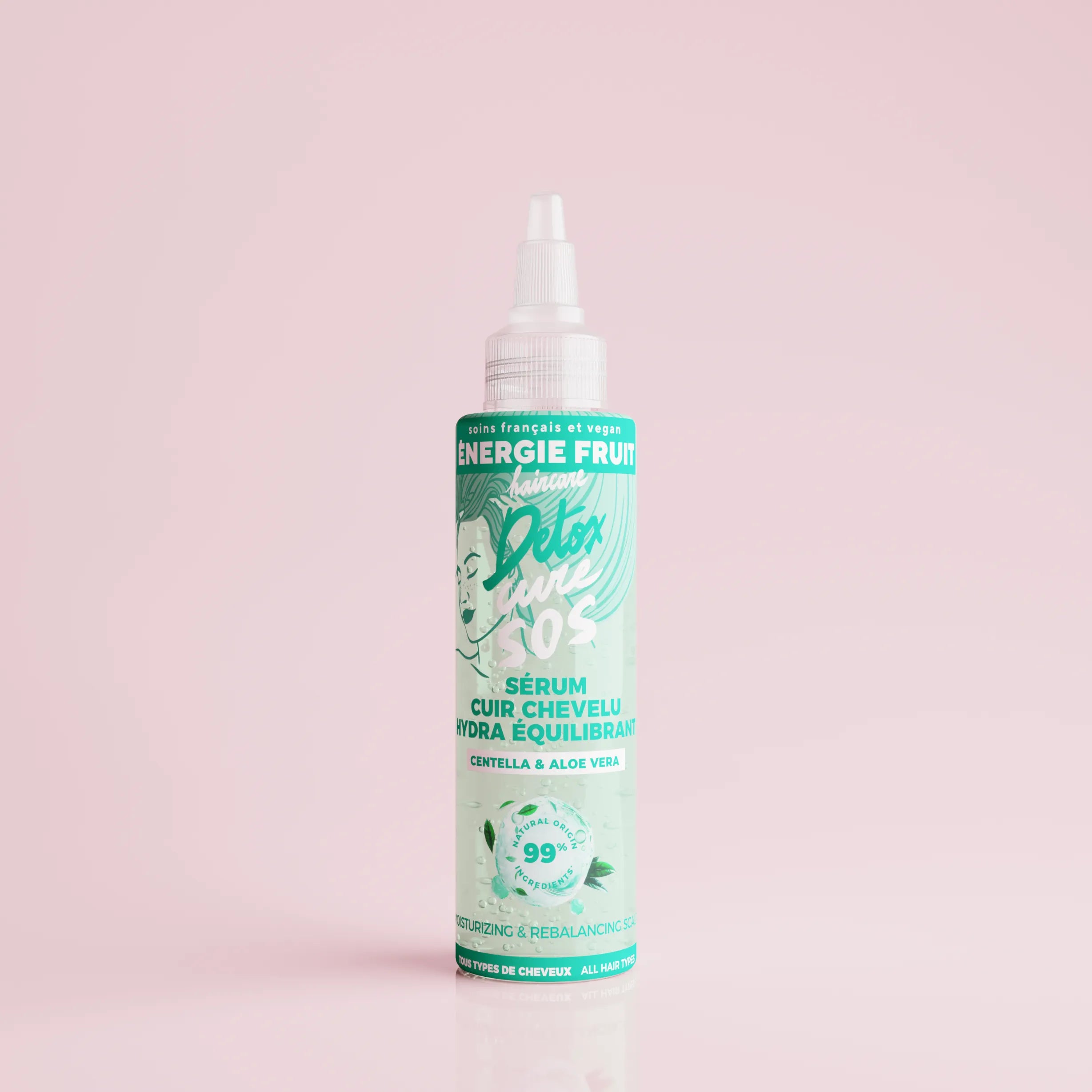 DETOX CURE SCALP SERUM - MOISTURIZING & RE-BALANCING - CENTELLA ASIATICA AND ALOE VERA