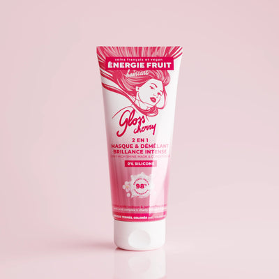 2-IN-1 GLOSS CHERRY MASK - INTENSE SHINE - SILICONE-FREE