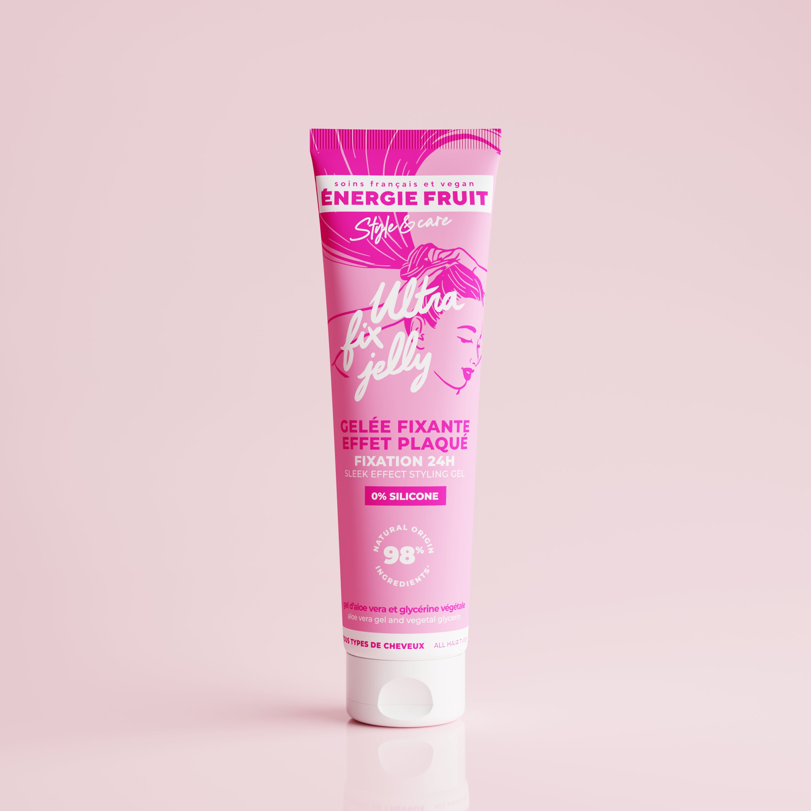 GELÉE FIXANTE CHEVEUX PLAQUÉS