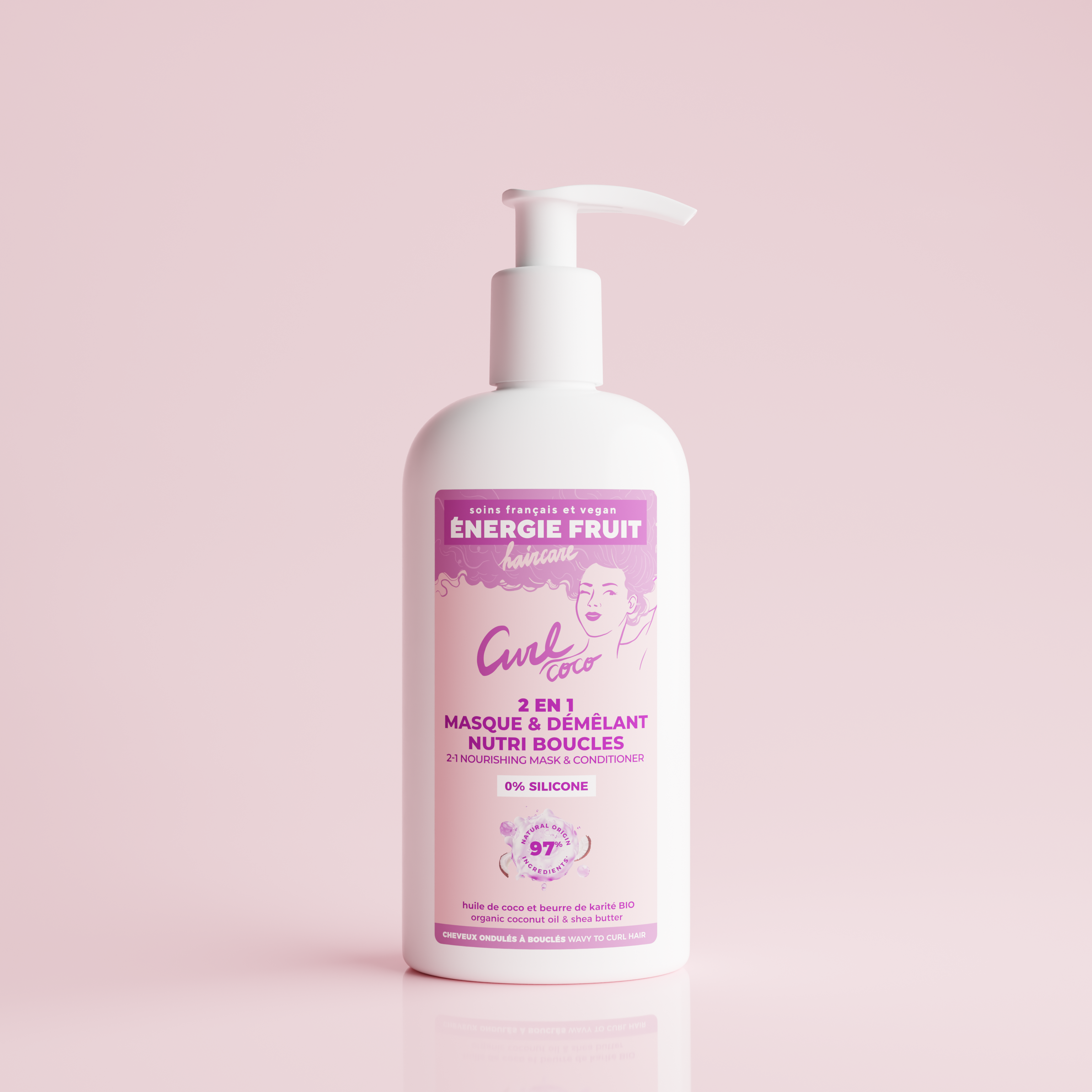MASQUE 2 EN 1 DÉMÊLANT COCO CURL NOURRISSANT