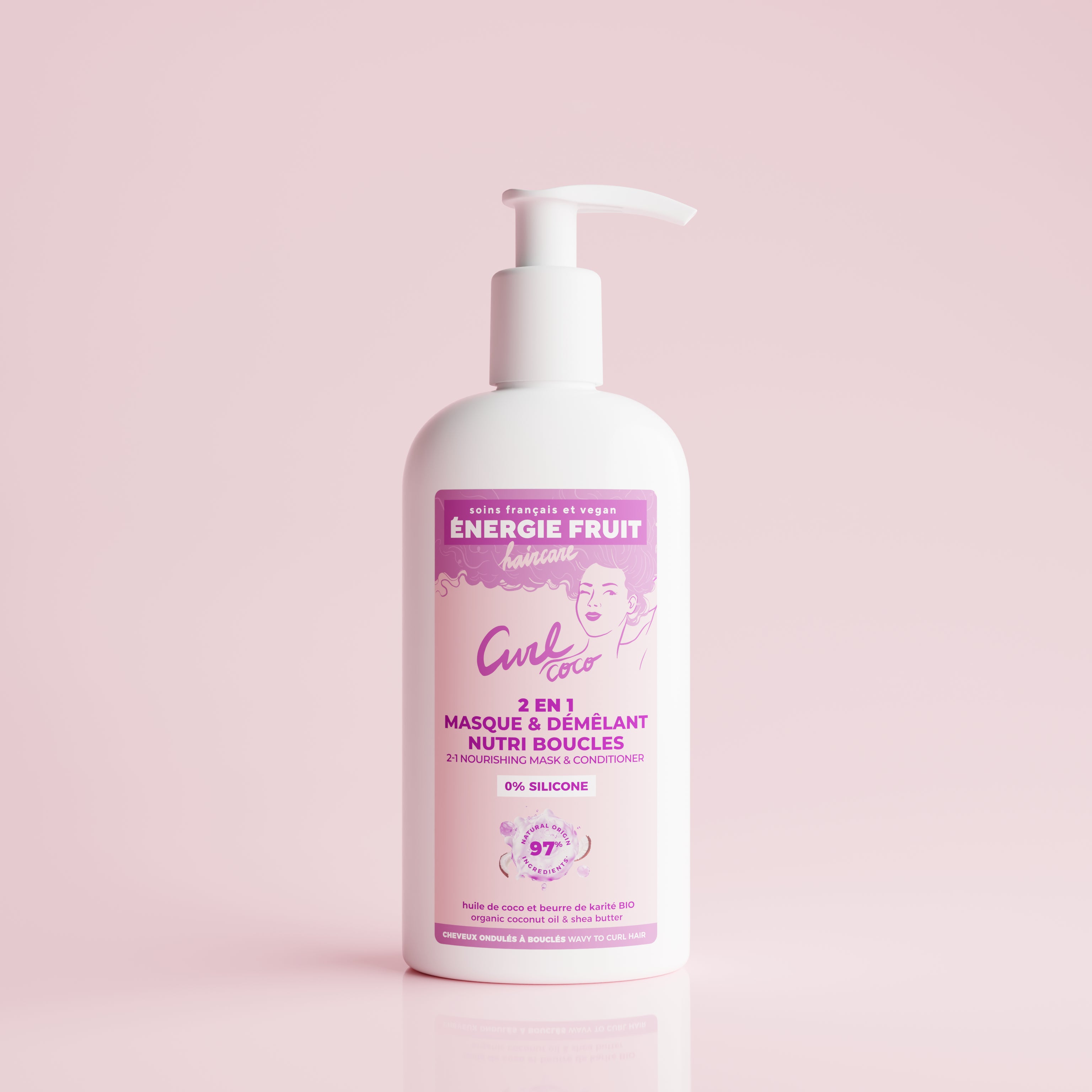 MASQUE 2 EN 1 DÉMÊLANT COCO CURL NOURRISSANT